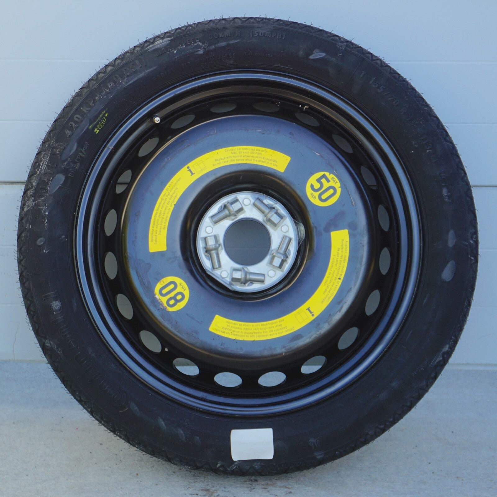 07-13 S550 s350 s600 cl550 cl600 Spare Tire T155/70R19 OEM