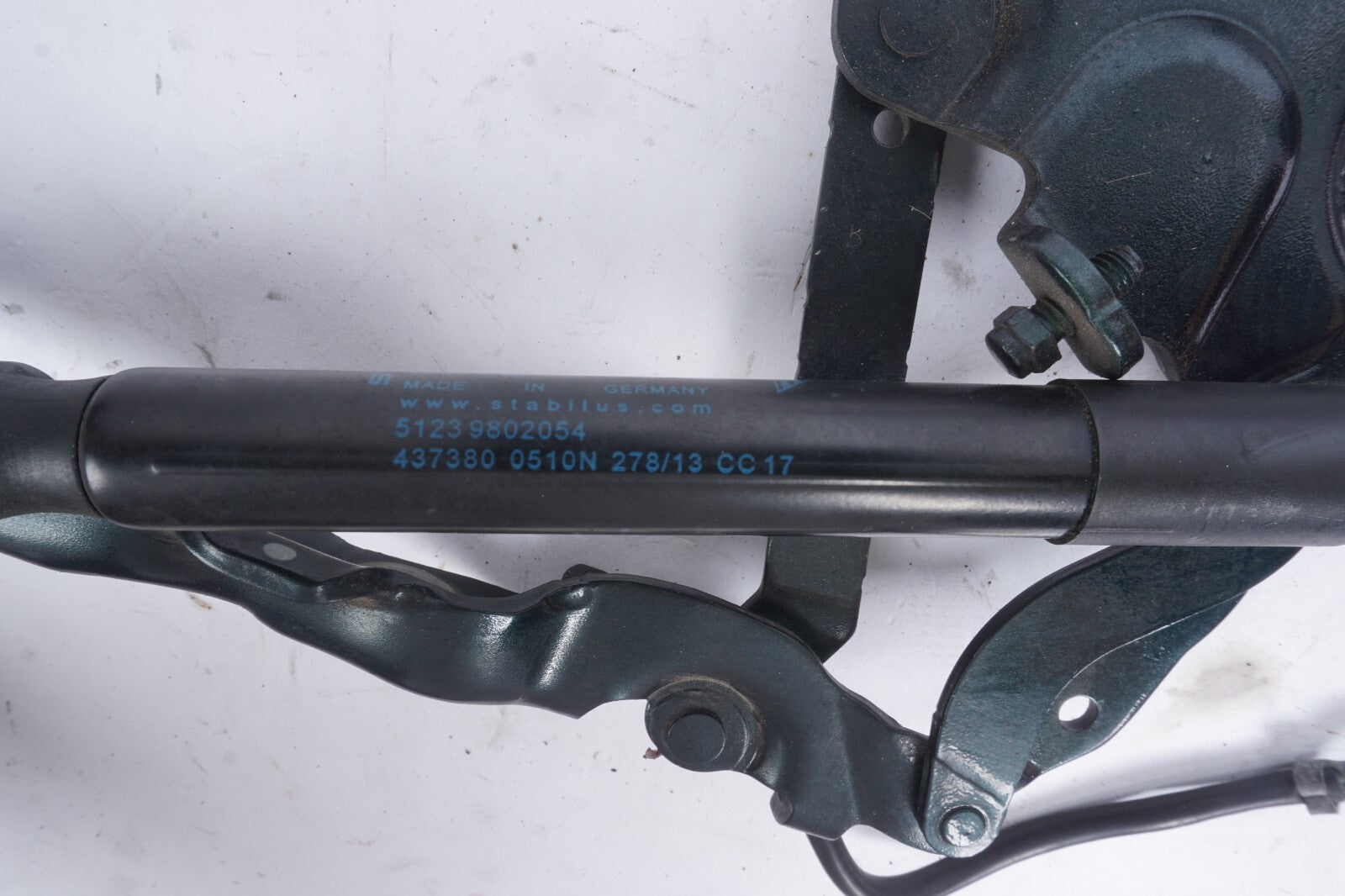 11-16 Mini Cooper Countryman Hood Hinge w/ Lift Support Shock Strut LH & RH OEM