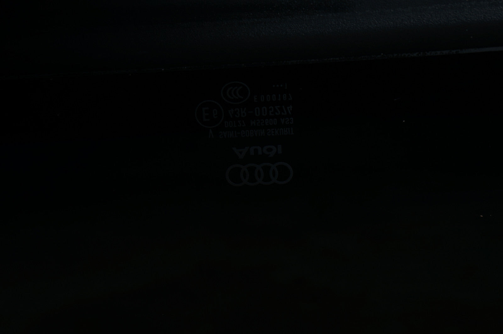 2011 - 2018 AUDI A8L LONG  REAR PANORAMIC SUNROOF SUN MOON ROOF GLASS