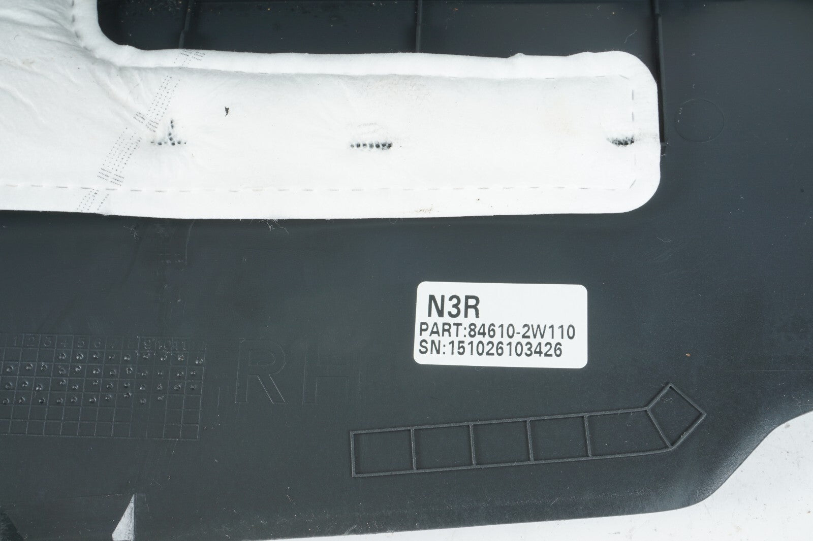 2013-2016 HYUNDAI SANTA FE CENTER CONSOLE TRIM BASE OEM