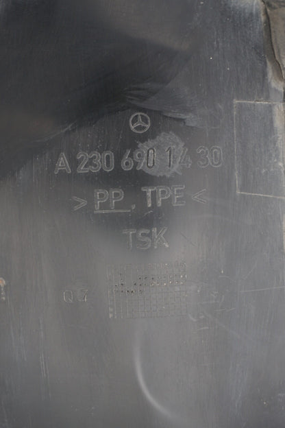 03-06 Mercedes R230 SL500 Front Right Inner Rear Part Wheelhouse Covering Oem