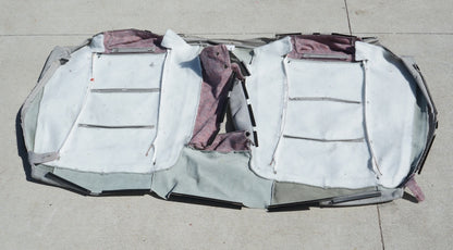 10-13 Mercedes W221 S400 S550 Seat Cushion Rear Top Upper GRAY 2219208516 OEM
