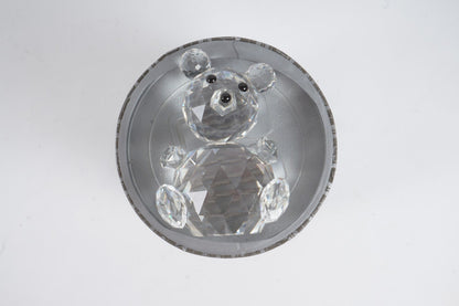 Retired Swarovski Silver Crystal Large Bear A 7637 NR 075 000 with Original Box