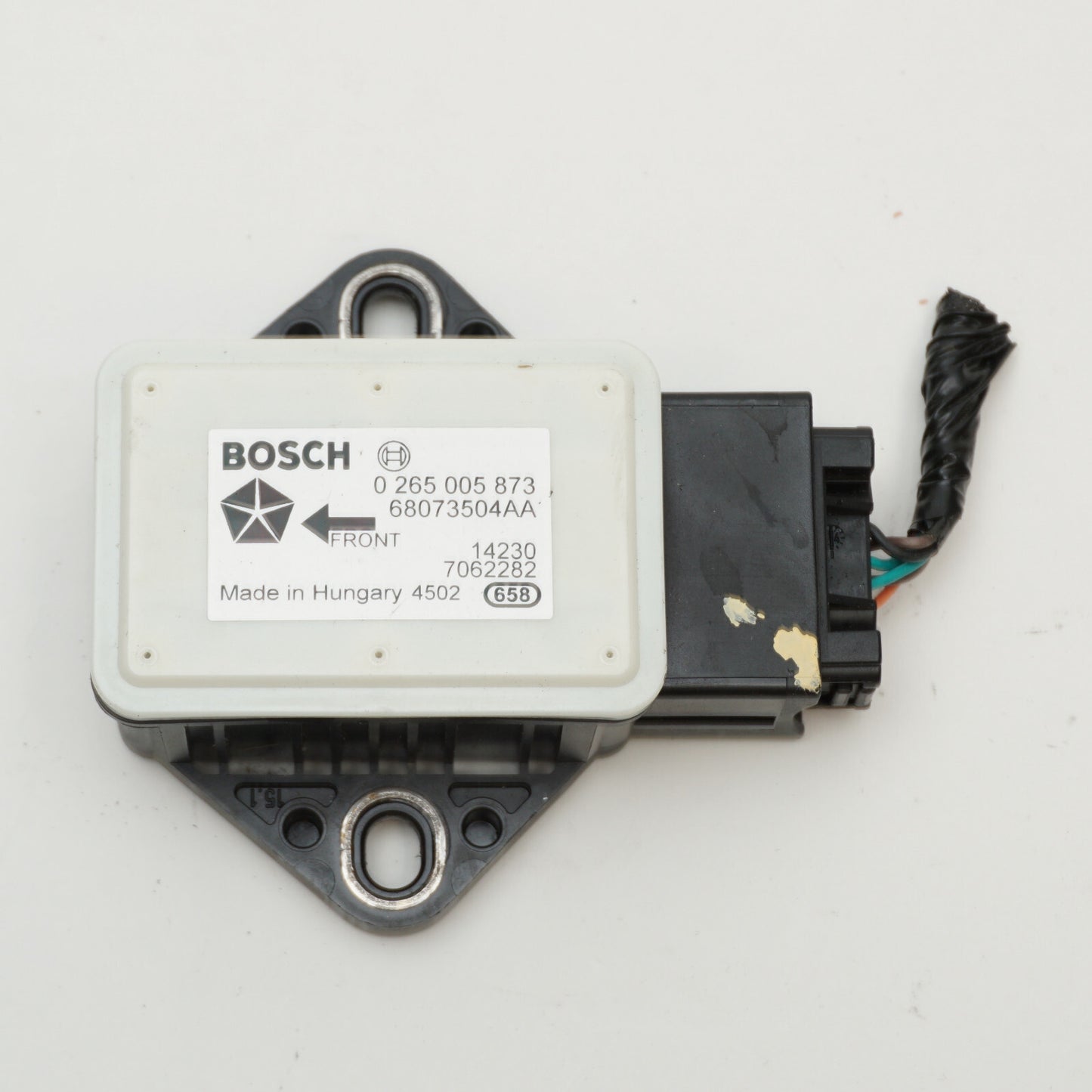 2012 - 2017 FIAT 500 YAW TURN RATE SENSOR MODULE UNIT BOSCH 68073504AA OEM