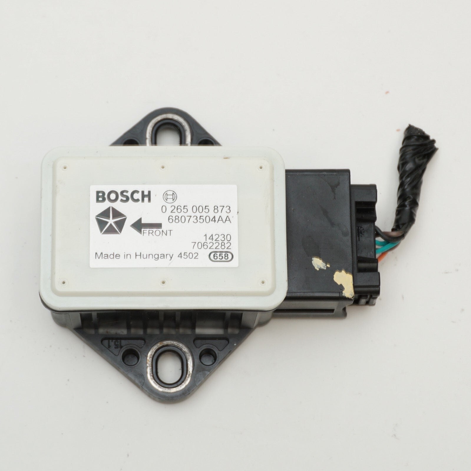 2012 - 2017 FIAT 500 YAW TURN RATE SENSOR MODULE UNIT BOSCH 68073504AA OEM