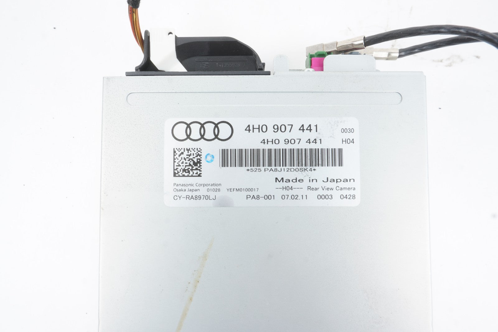 2011-2014 Audi D4 A8 A8L Rear View Reverse Camera Control Module 4H0907441 OEM