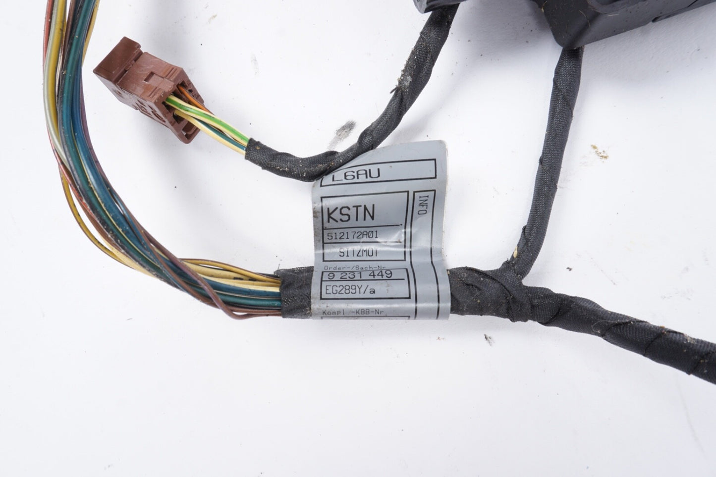 10-15 BMW 5 7 SERIES 550 750 F01 F02 F10 FRONT RIGHT SEAT MOTOR WIRING HARNESS