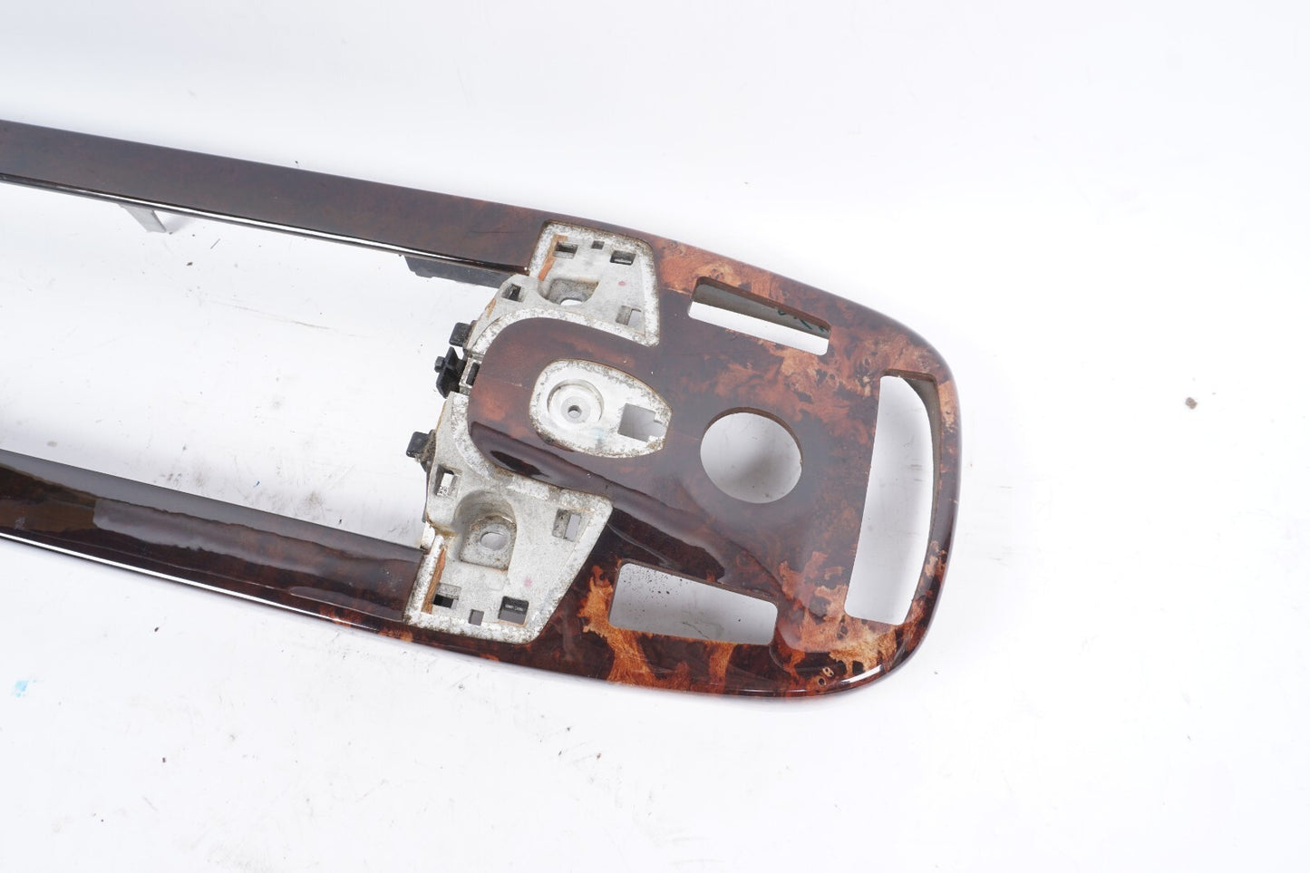 07-09 Mercedes W221 S600 S550 Center Console Trim Bezel Wood 2216800434 OEM