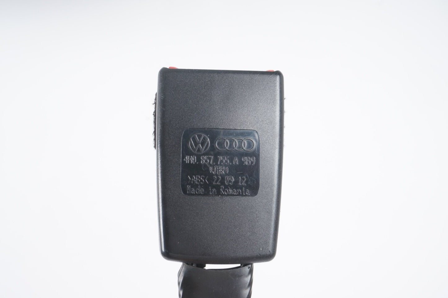 11-17 Audi D4 A8 A8L Front Left Driver Side Seat Belt Buckle Black 4H0857755 OEM