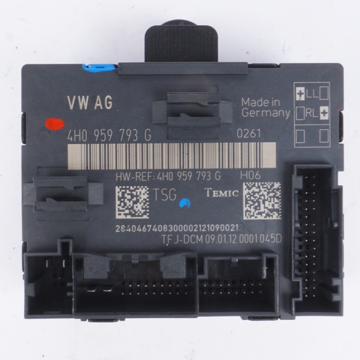2011 - 2017 AUDI A8 A8L S8 D4 4.2L Front Left Door Control Module OEM 4H0959793E