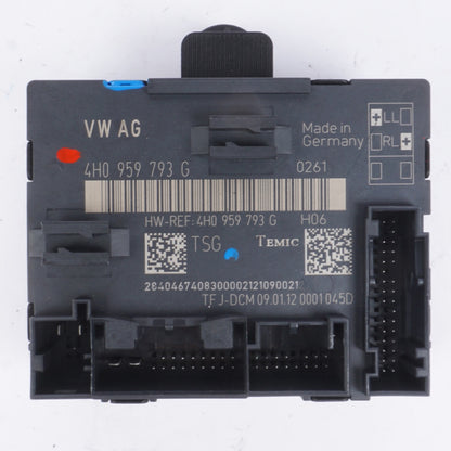 2011 - 2017 AUDI A8 A8L S8 D4 4.2L Front Left Door Control Module OEM 4H0959793E