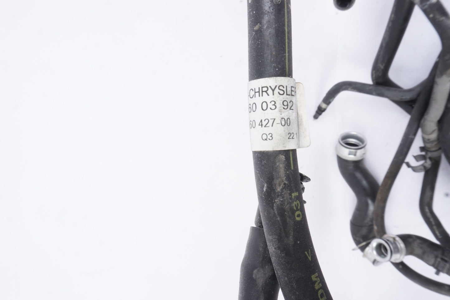 12-13 Mercedes W221 S63 AMG CL550 S550 Engine Radiator Cooling Hose Line OEM