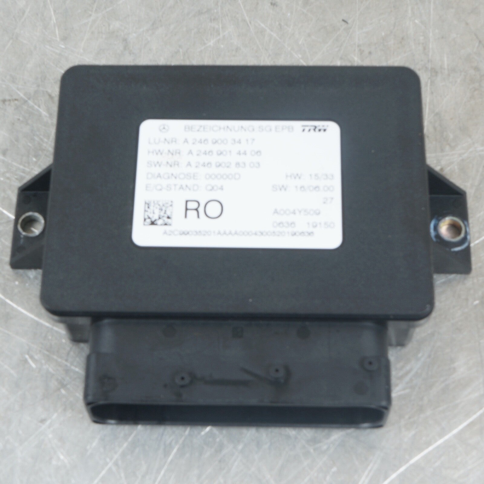2018 - 2019 MERCEDES GLS GLA SL OEM PARKING BRAKE CONTROL MODULE A2469003417