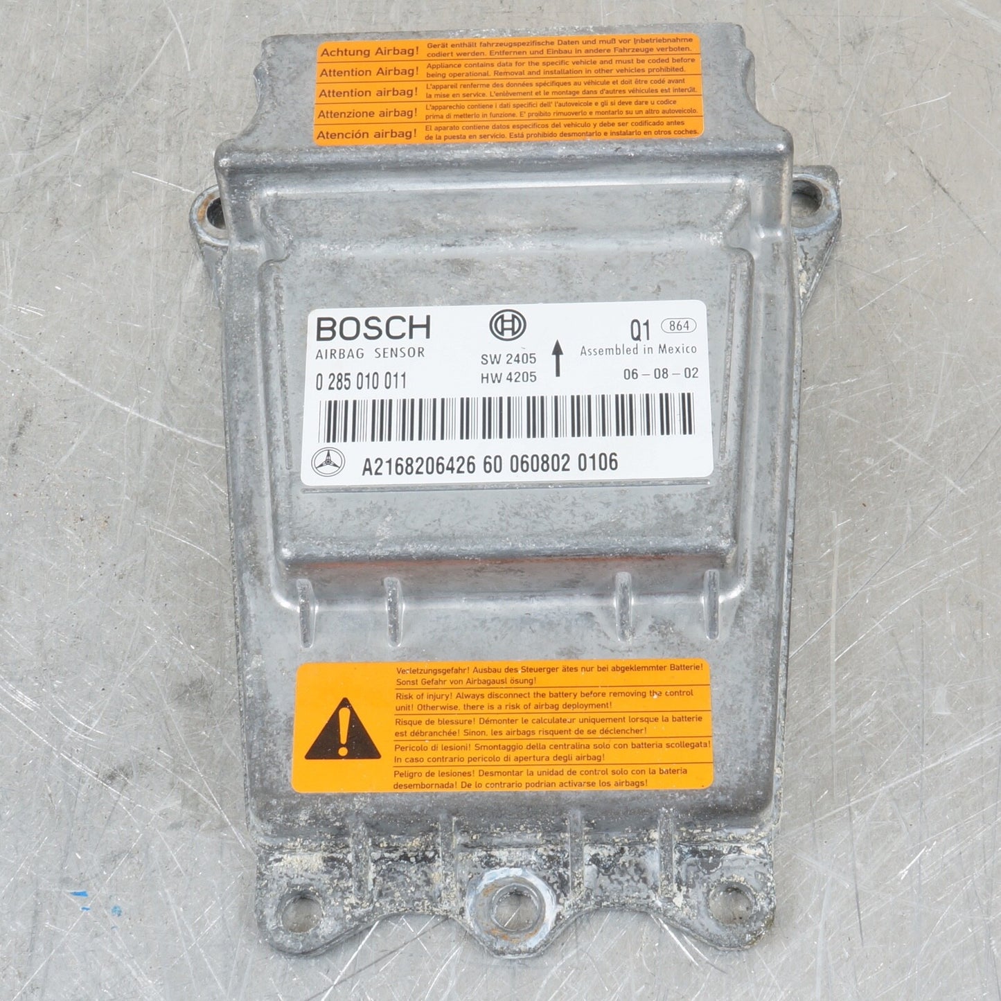 07-14 Mercedes W221 S600 CL550 S550  Sensor Control Module OEM