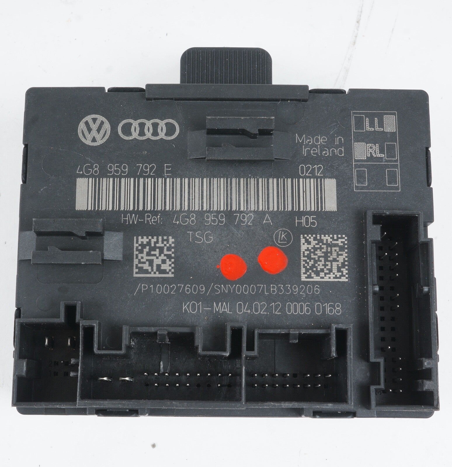 12-17 Audi A6 A7 S6 S7 RS7 Front Door Control Module Unit Right Side 4G8959792G
