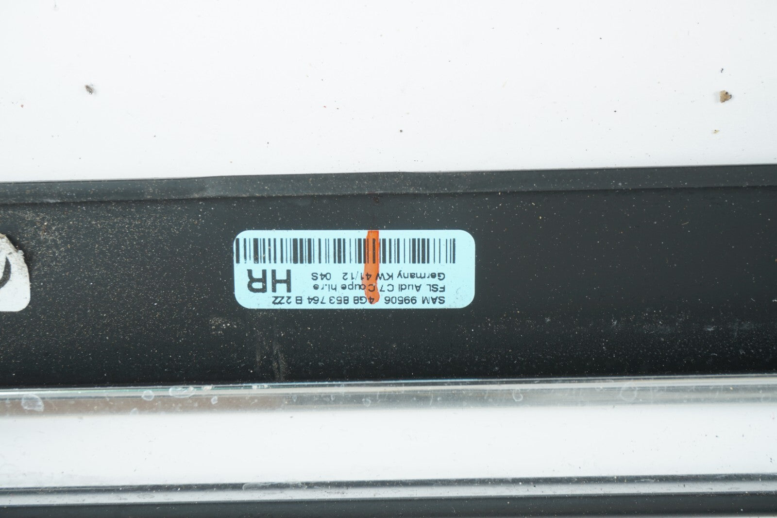 2012 - 2017 AUDI A7 DOOR WINDOW BELT MOLDING FRONT & REAR SET OEM