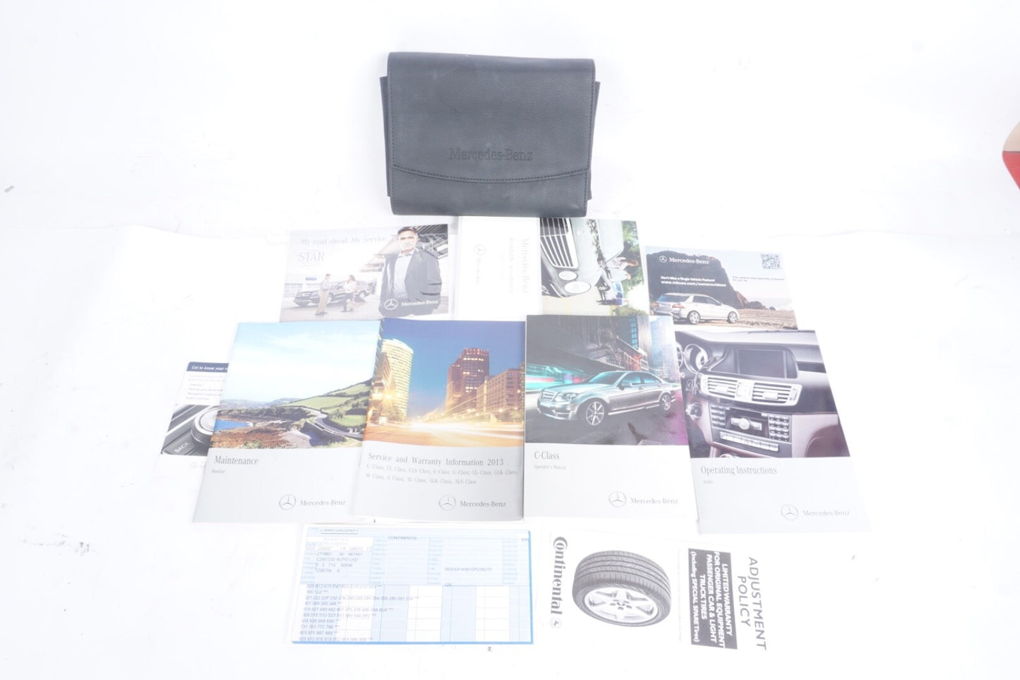2012 Mercedes Benz C Class C250 C300 C350 Owners Manual Set with Case