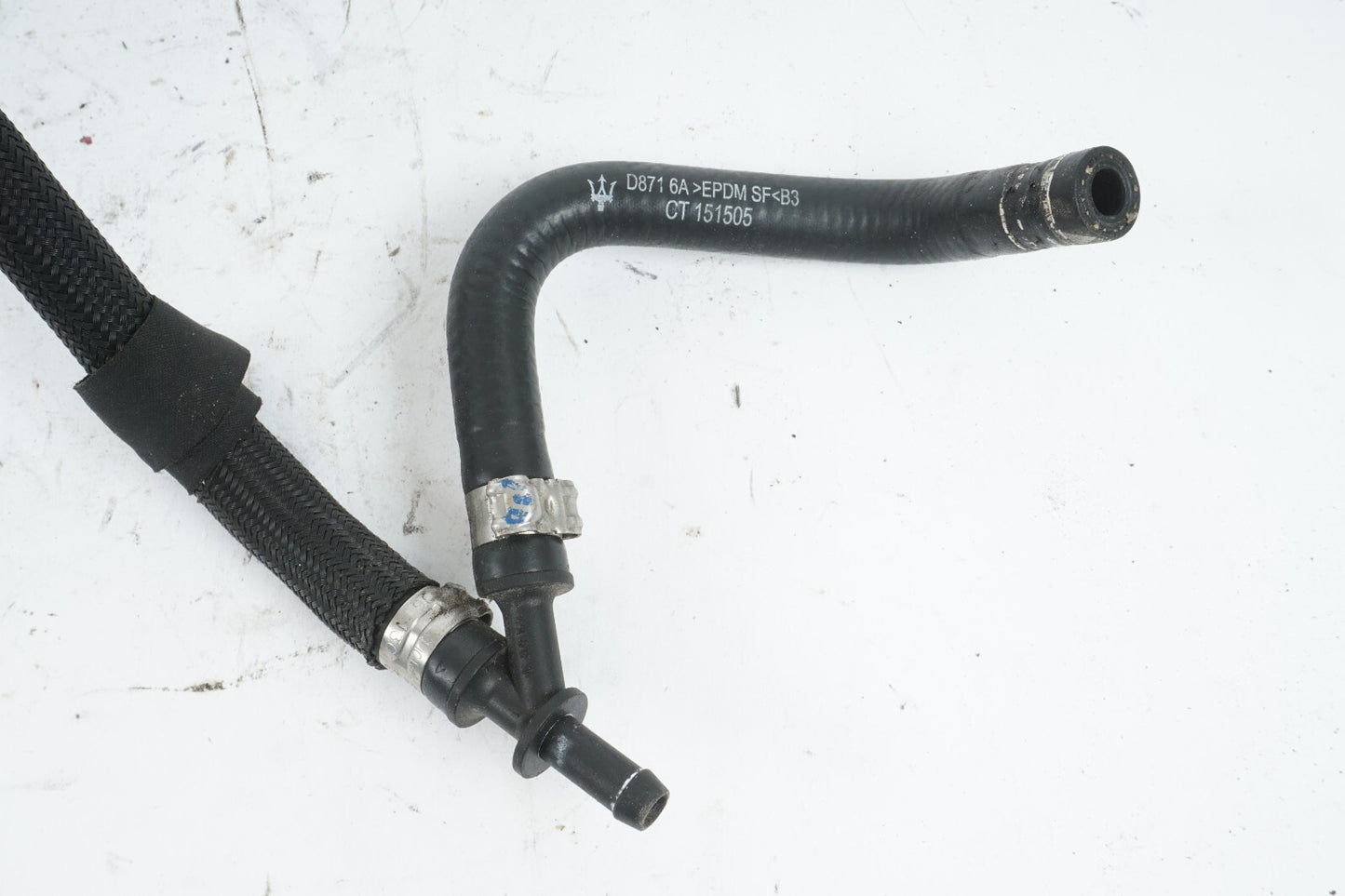 14 - 20 MASERATI QUATTROPORTE 3.0L ENGINE COOLANT WATER HOSE 670031849 OEM
