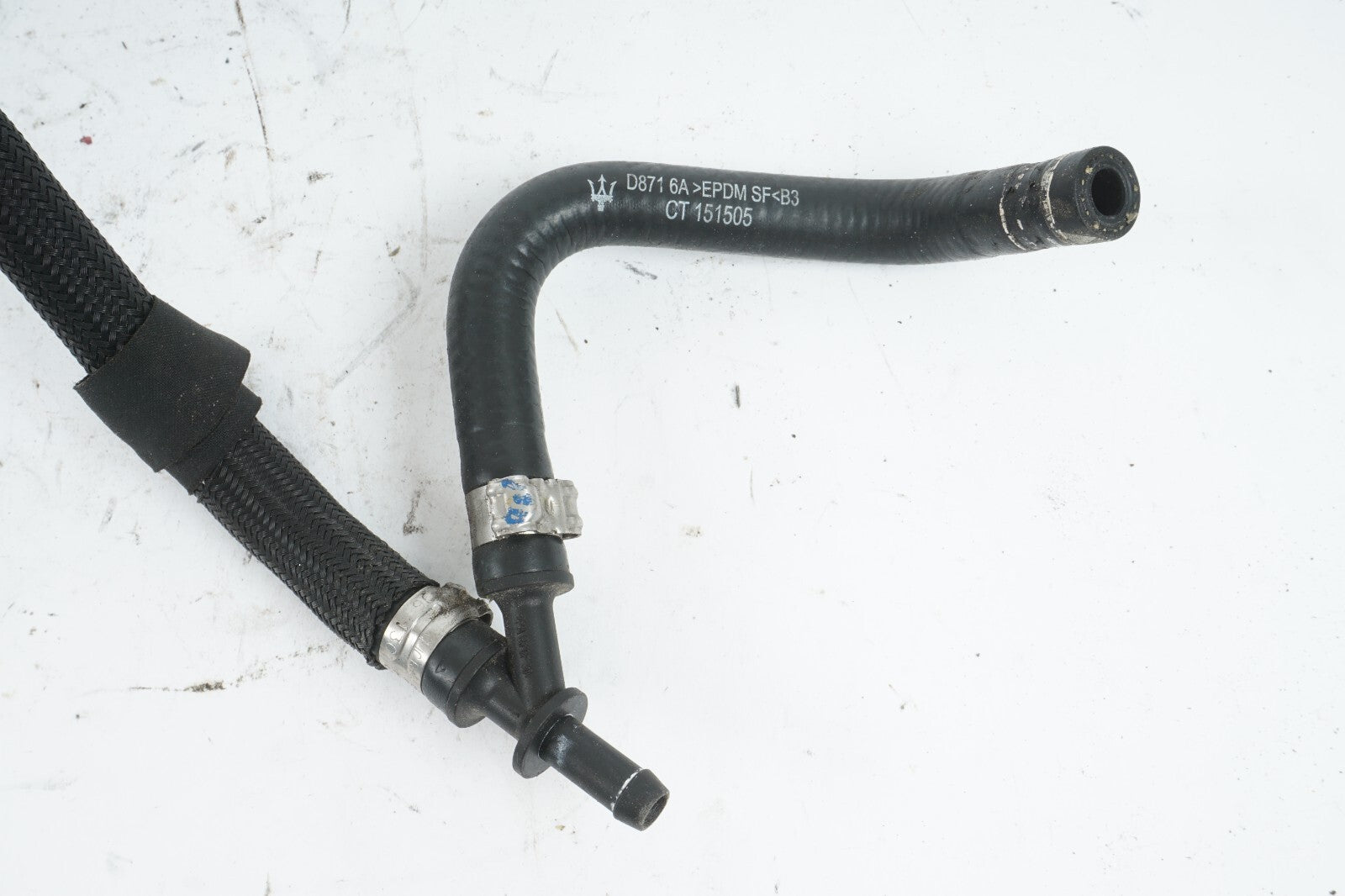 14 - 20 MASERATI QUATTROPORTE 3.0L ENGINE COOLANT WATER HOSE 670031849 OEM