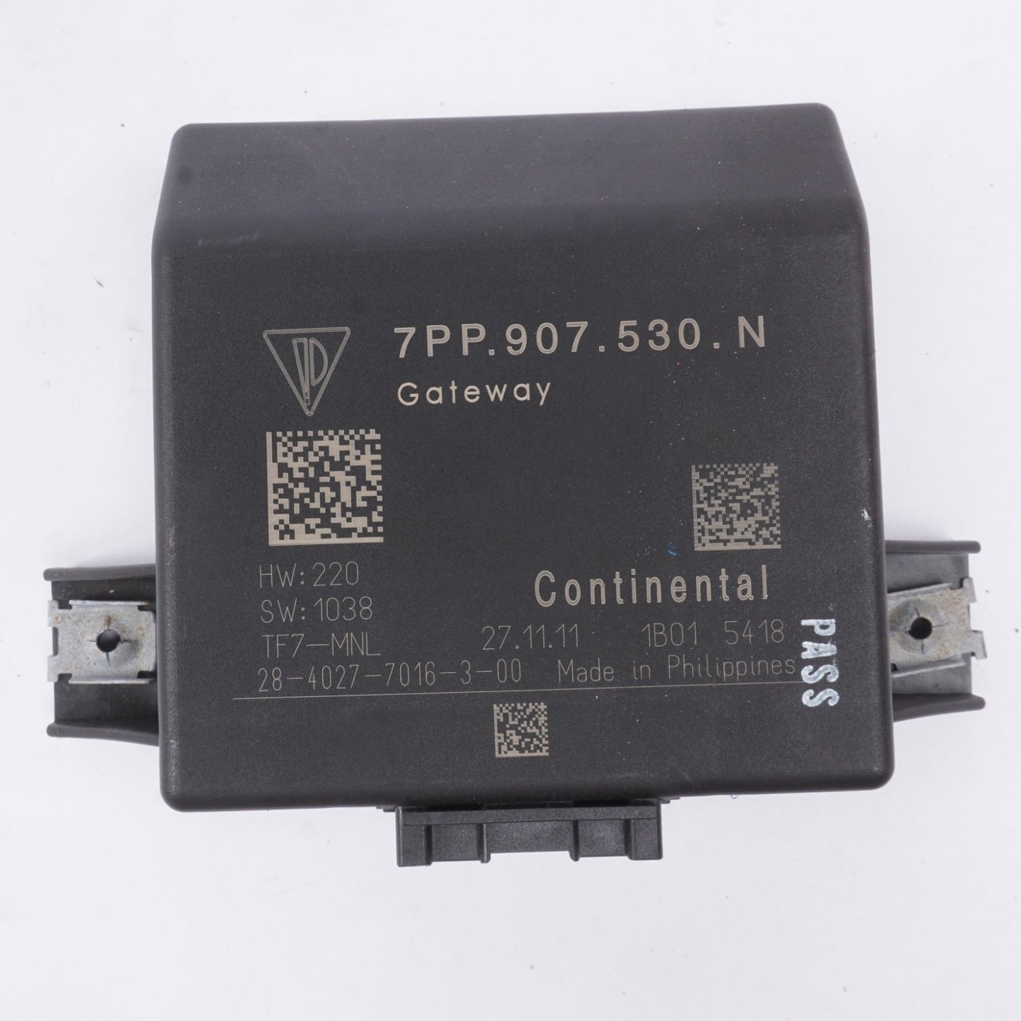 2011-2014 PORSCHE CAYENNE - Gateway Control Module / Computer 7PP907530N
