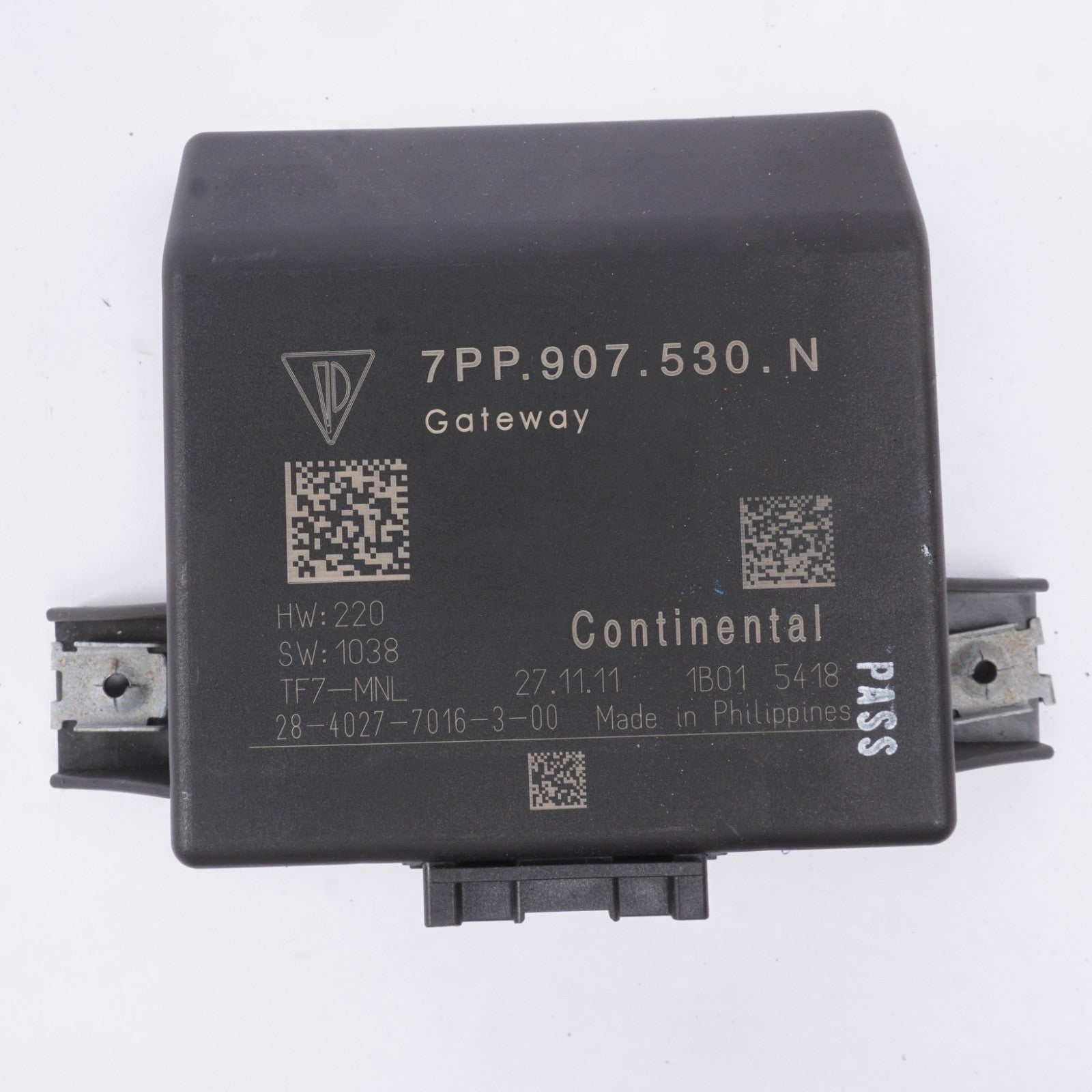 2011-2014 PORSCHE CAYENNE - Gateway Control Module / Computer 7PP907530N