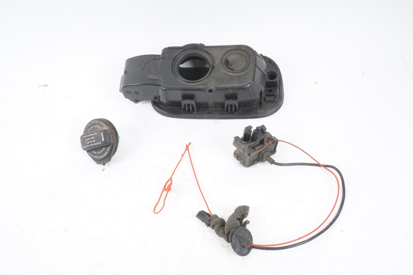11-17 AUDI A8L A8 GAS FUEL TANK DOOR W/ CAP & ACTUATOR  OEM