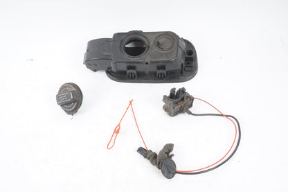11-17 AUDI A8L A8 GAS FUEL TANK DOOR W/ CAP & ACTUATOR  OEM
