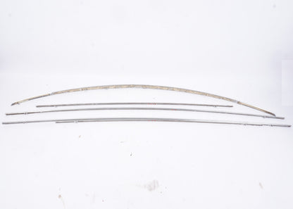 07 - 13 MERCEDES S550 FRONT REAR LEFT RIGHT DOOR CHROME MOLDING TRUNK LID SET