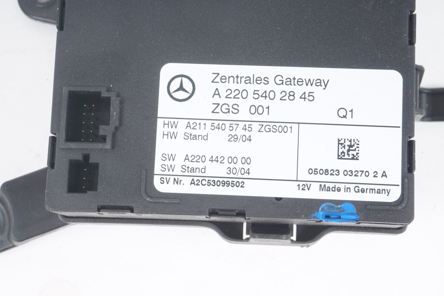 03-06 Mercedes W215 CL500 SL500 S55 AMG Central Gateway Control Module OEM