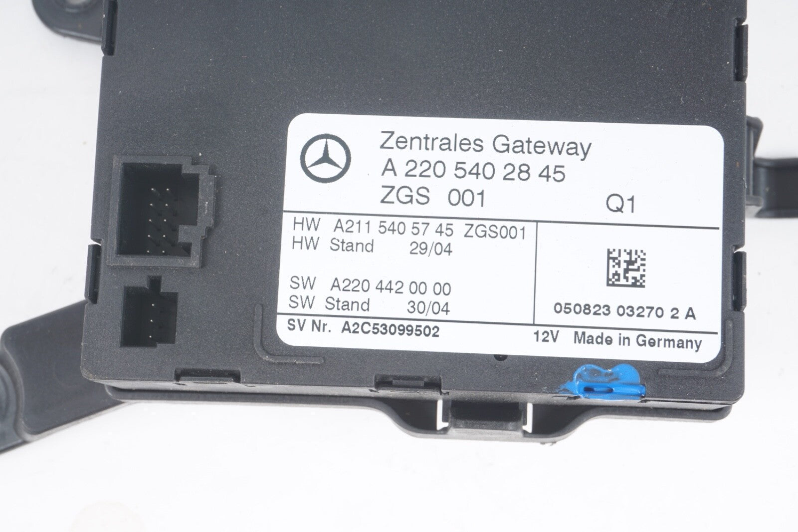 03-06 Mercedes W215 CL500 SL500 S55 AMG Central Gateway Control Module OEM