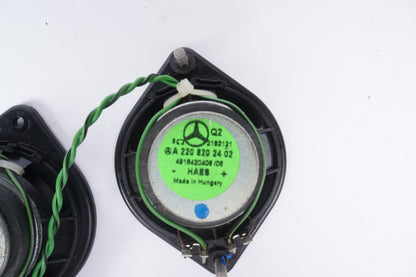 03-12 Mercedes R230 SL550 SL55 Tweeter Speaker Set Of 2 OEM