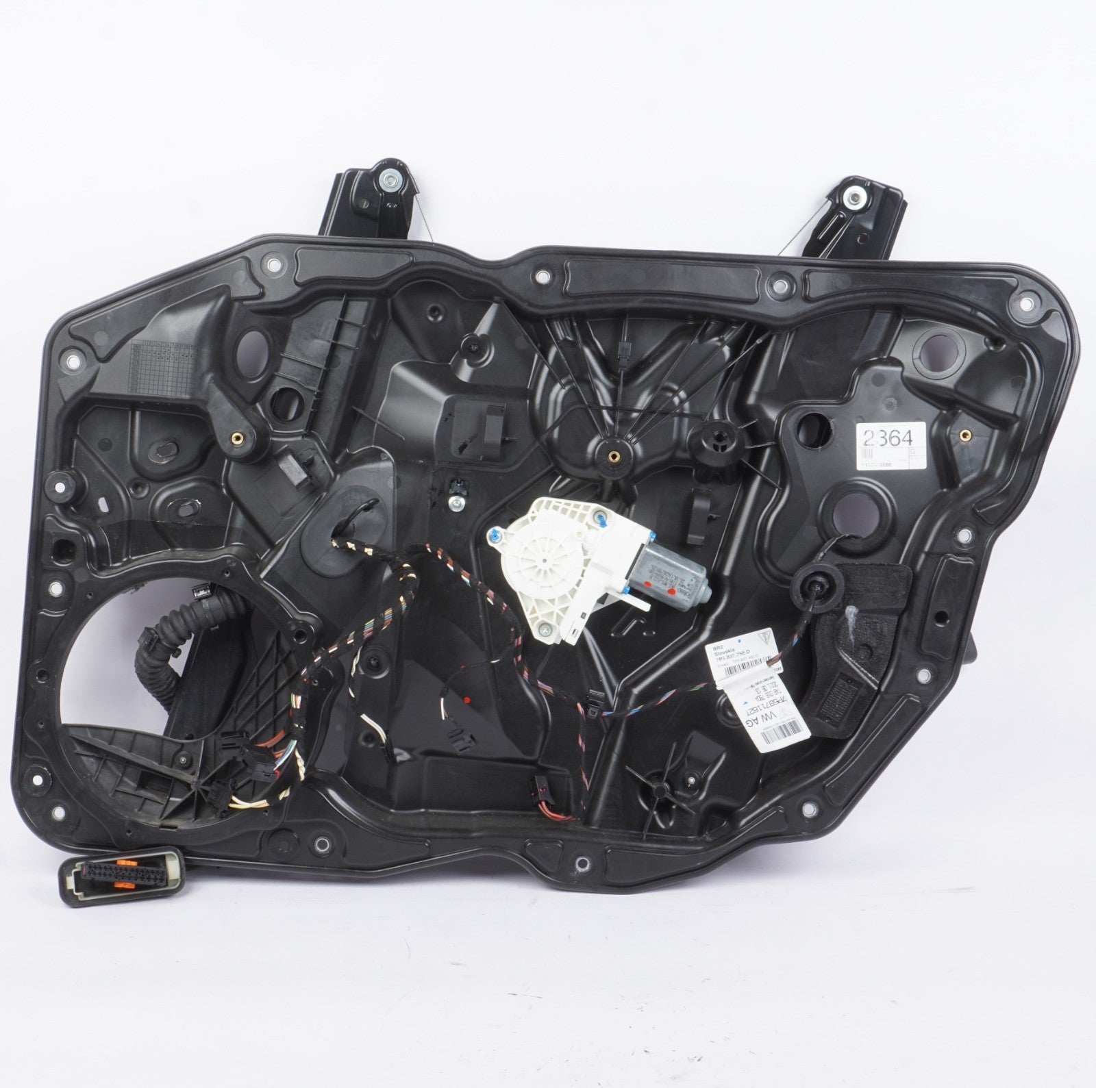 2011-2018 PORSCHE CAYENNE FRONT RIGHT DOOR WINDOW REGULATOR W/ CARRIER OEM
