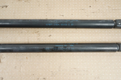 2003-2008 BMW Z4 E85 LEFT & RIGHT HOOD BONNET LID LIFT STRUT SET 7016178  OEM