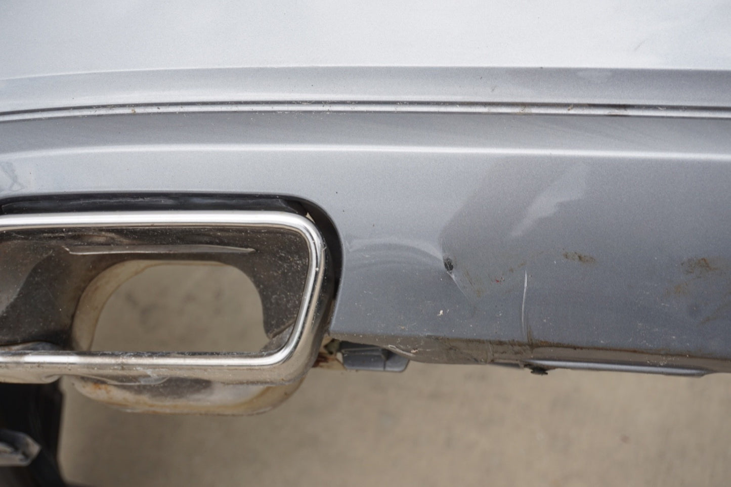 10-13 Mercedes W221 S400 S550 Rear Bumper Cover Assembly GRAY OEM