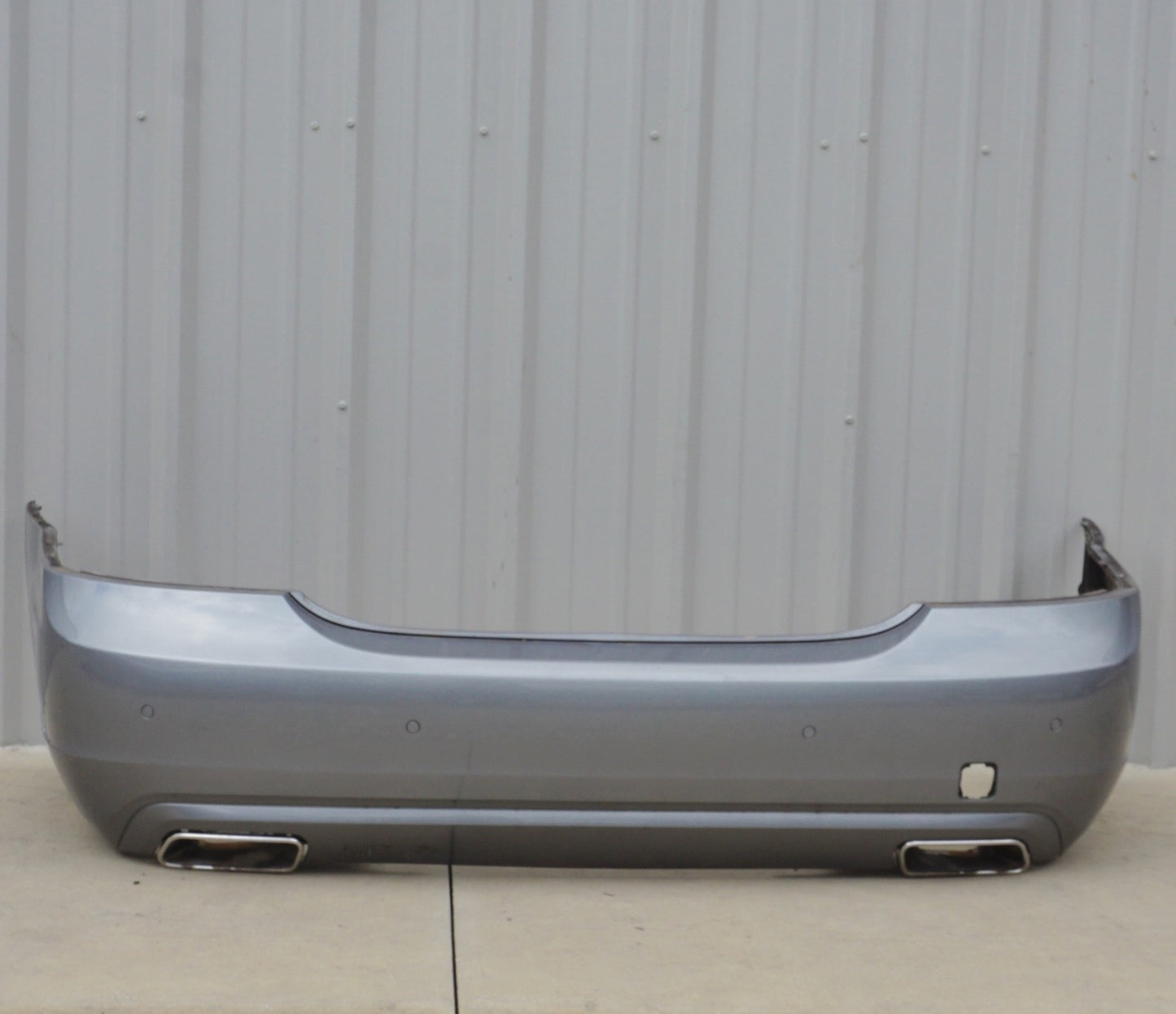 10-13 Mercedes W221 S400 S550 Rear Bumper Cover Assembly GRAY OEM
