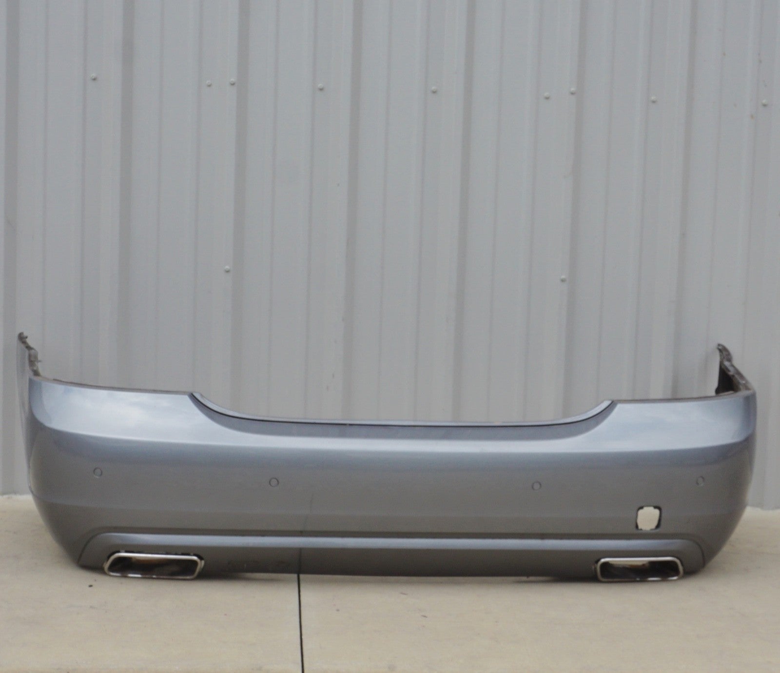10-13 Mercedes W221 S400 S550 Rear Bumper Cover Assembly GRAY OEM