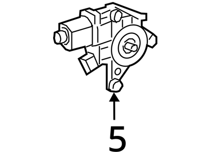 Mercedes X156 GLA45 GLA250 window motor and regulator, right front 2469065200
