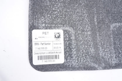 2011 - 2017 BMW X3 F25  7140555  RH Front Seat Lumbar Support Lordosis Pad