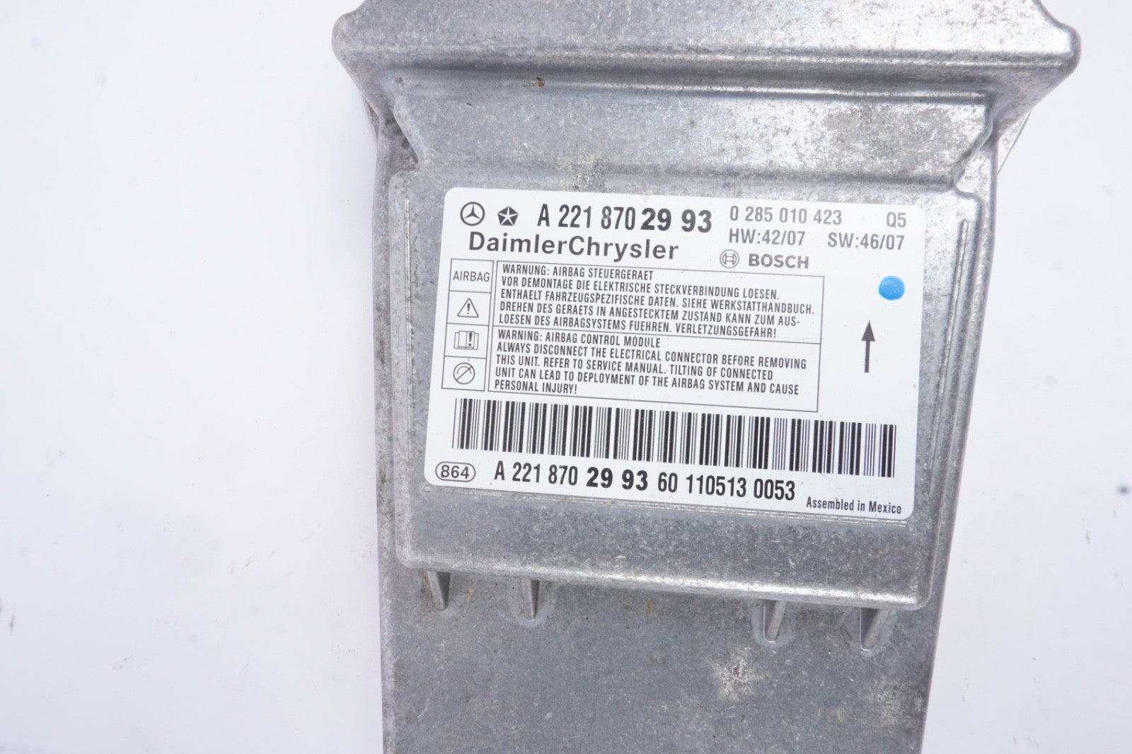 2007-2013 OEM Mercedes W221 S63 S550 CL550 Sensor Control Module