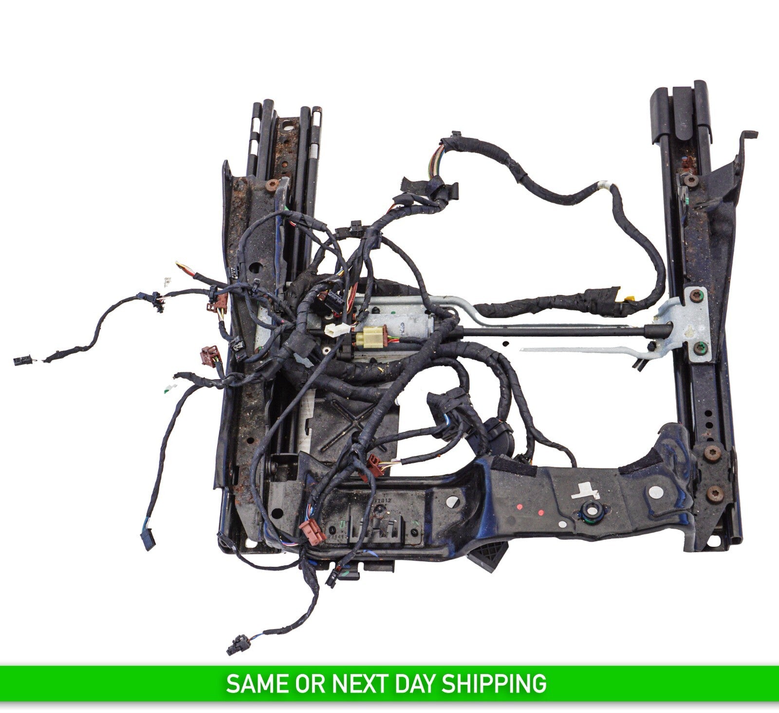 2012 - 2018 BMW 650i 640i FRONT RIGHT PASSENGER SEAT TRACK RAIL W/ MOTORS  OEM