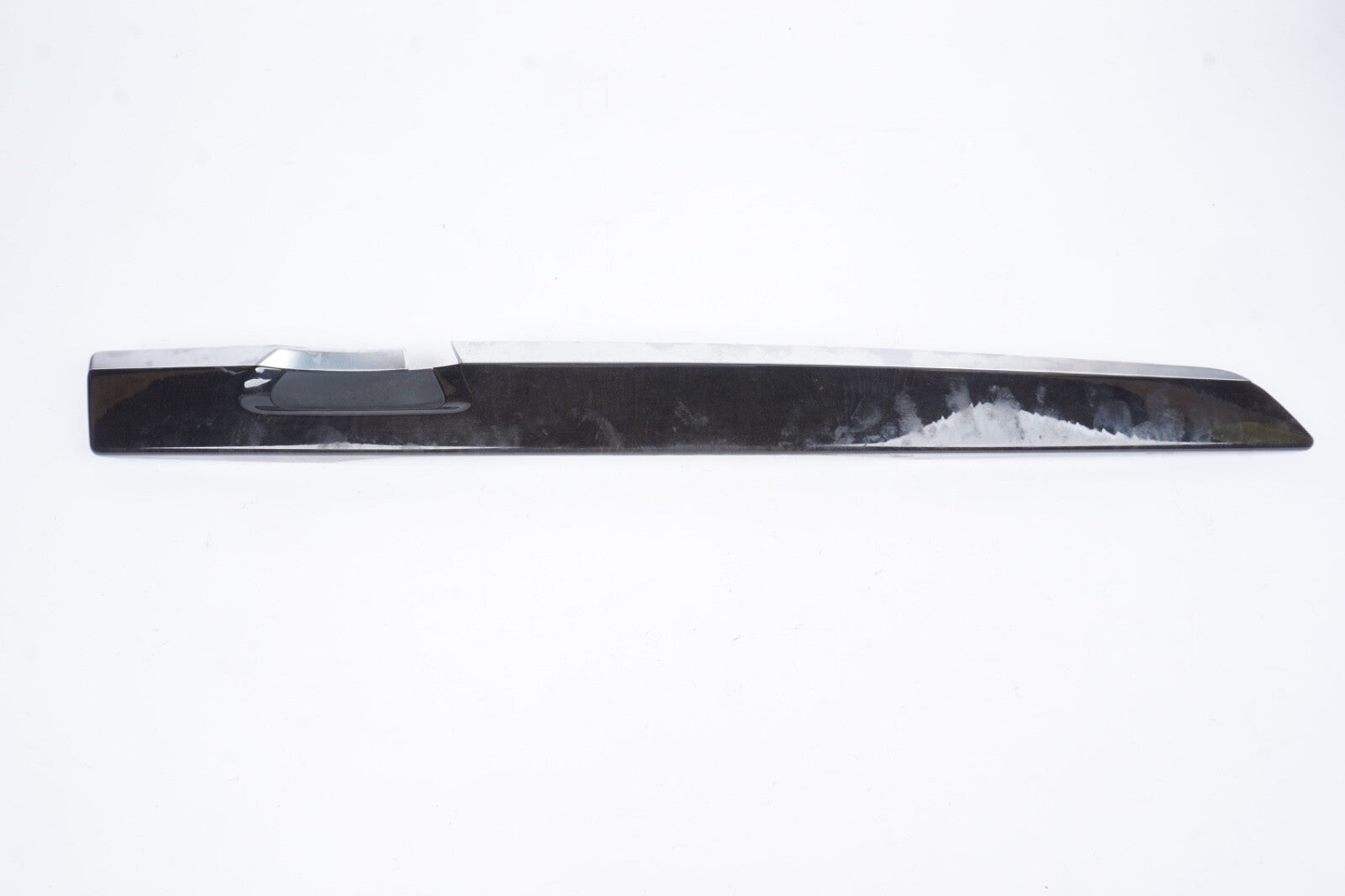 09-15 BMW 740i 750Li Rear Left Driver Side Door Molding Trim Ash Oem