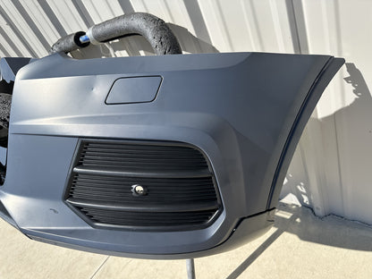 For 2018 Audi Q3 New Front Bumper Cover Primed Without Side Light Hole