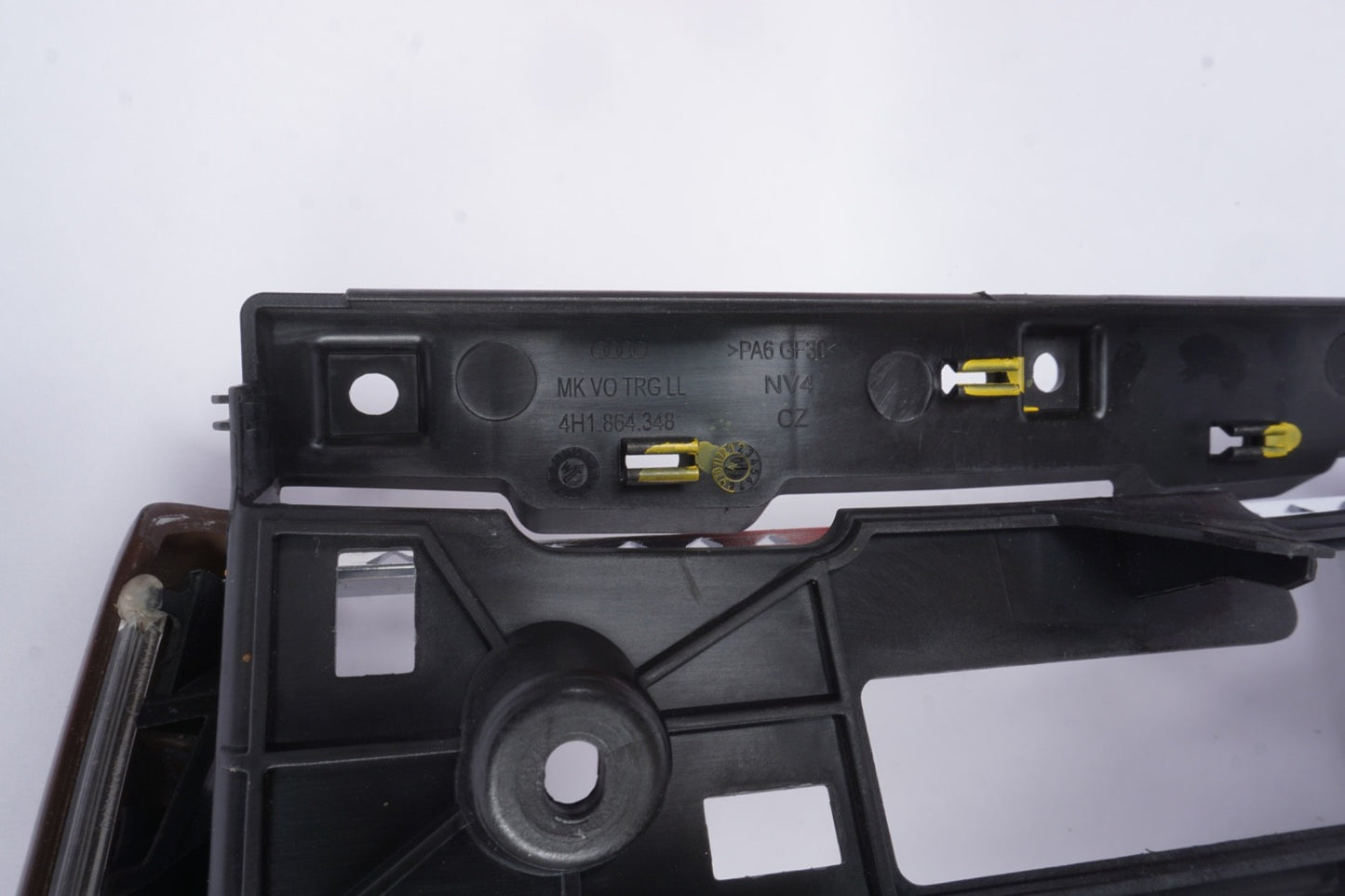 11-16 AUDI A8 S8 FRONT CENTER UPPER CONSOLE WOOD TRIM BEZEL OEM
