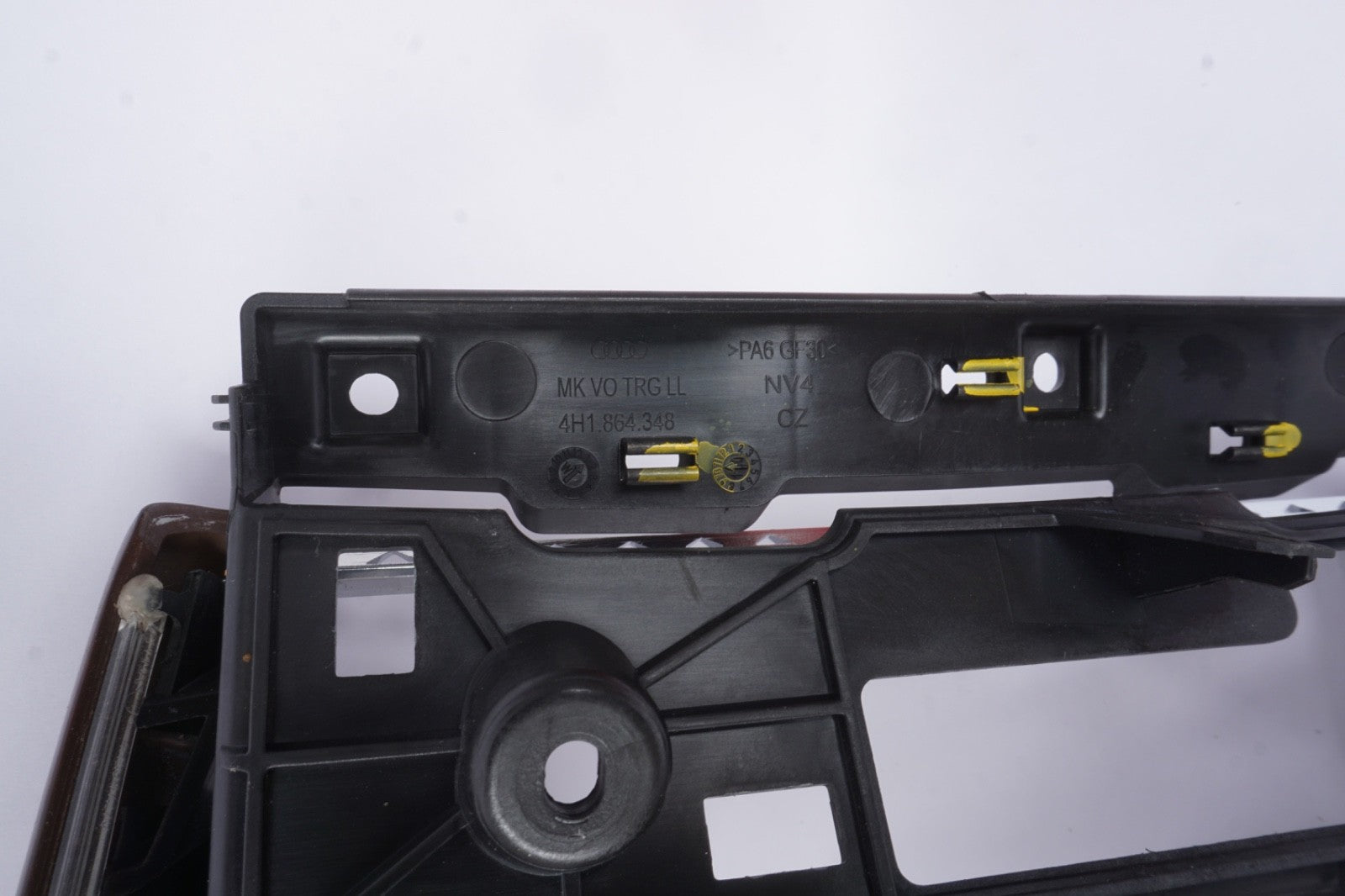 11-16 AUDI A8 S8 FRONT CENTER UPPER CONSOLE WOOD TRIM BEZEL OEM