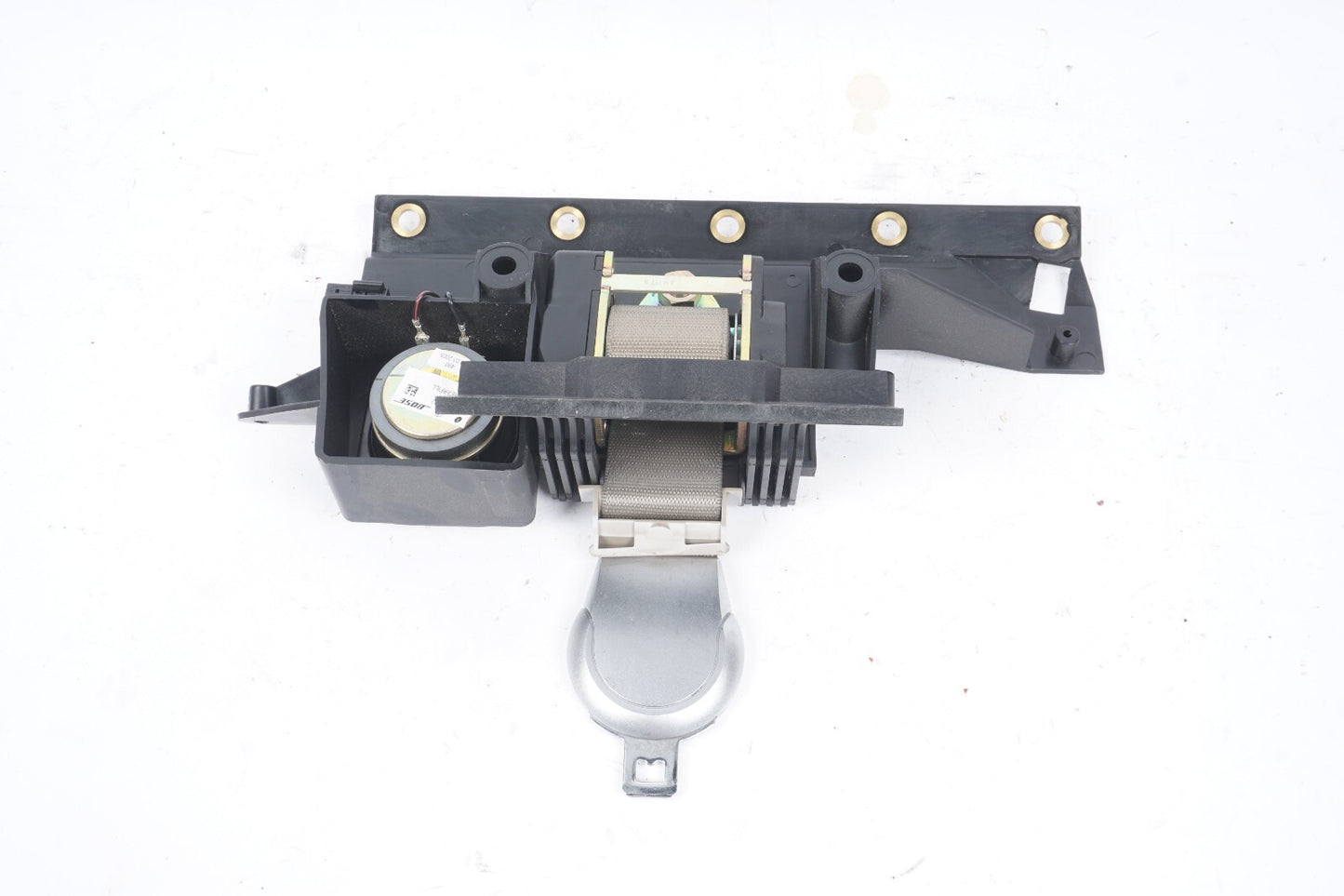 03-08 Mercedes R230 SL500 Rear Left Seat Belt Retractor Luggage w/ Speaker OEM