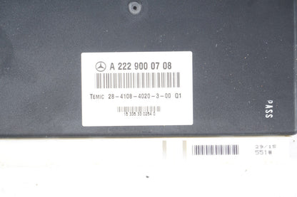 14-17 Mercedes W222 S550 Active Air Suspension Control Module 2229000708 OEM