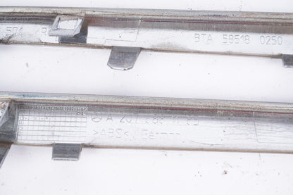 2014 - 2017 Mercedes E350 Coupe Front Grille Left Right Molding - PAIR
