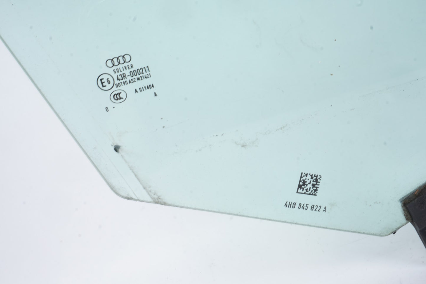 2011 - 2018 AUDI A8 QUATTRO FRONT RIGHT PASSENGER SIDE WINDOW GLASS OEM