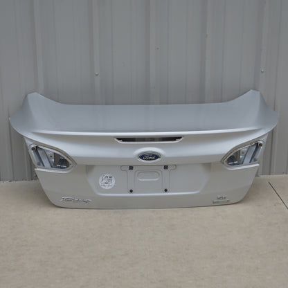 12-18 FORD FOCUS SEDAN REAR TRUNK LID HATCH COVER PANEL ASSEMBLY SILVER OEM