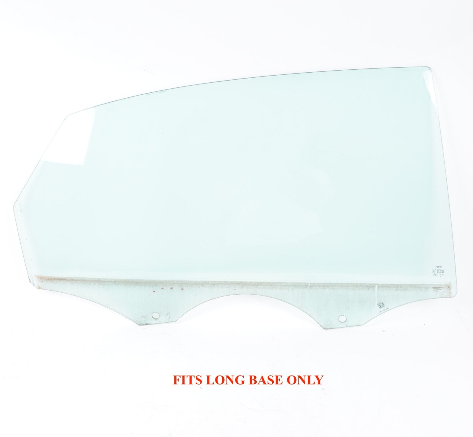 11-17 AUDI A8L WINDOW GLASS REAR RIGHT PASSENGER SIDE DOOR  OEM